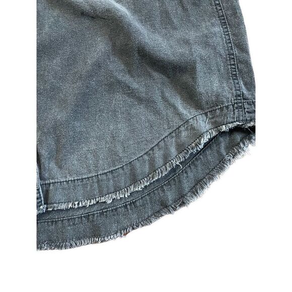 Free People We the Free Studded Button
Down Shirt size XS washed black - Picture 4 of 8